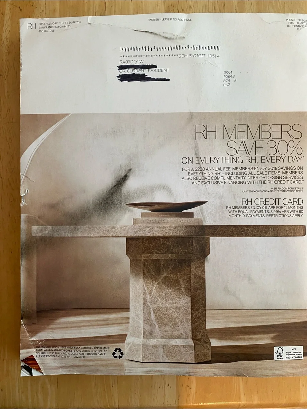 Restoration Hardware Catalog Spring 2026 makes a Decorative Coffee Table Book